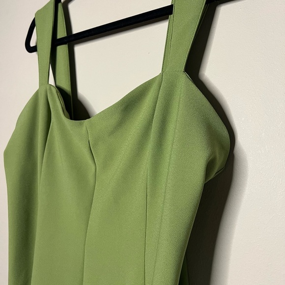 Abercrombie & Fitch Wide Strap Corset Midi Dress - Picture 10 of 14